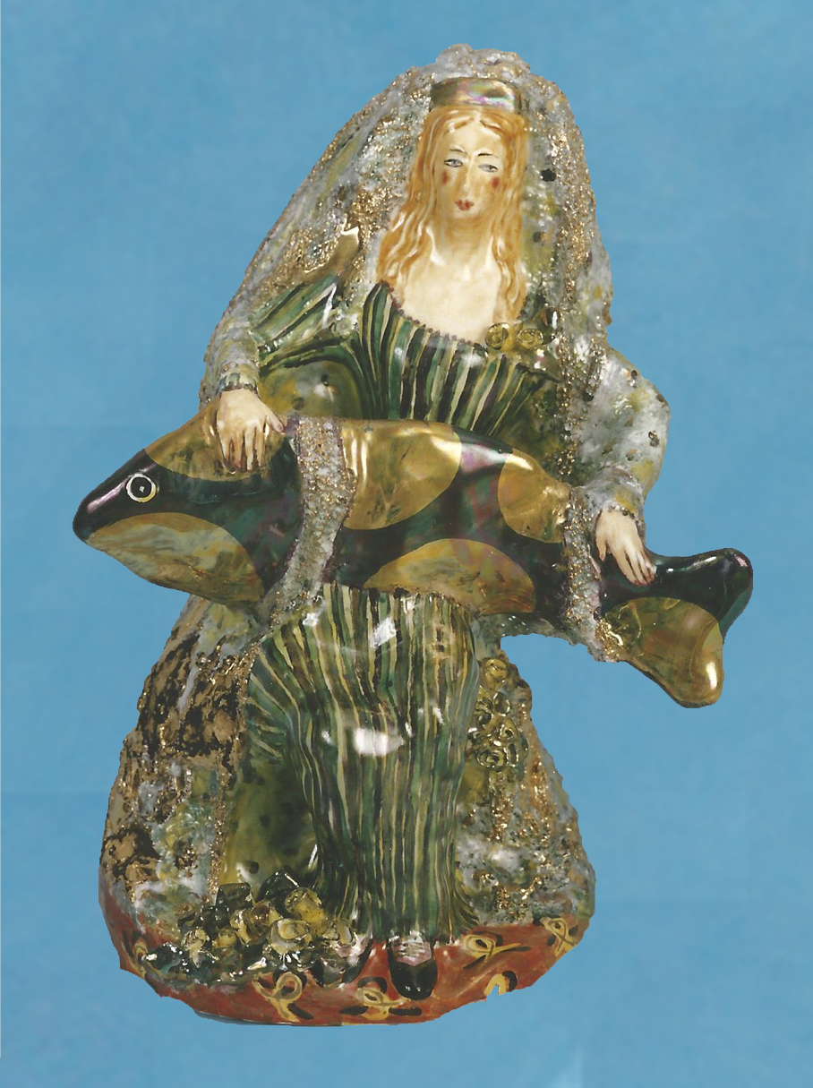 Lady with fish